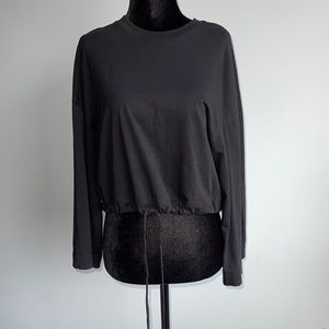 Wilfred crop wide long sleeve shirt. Size S